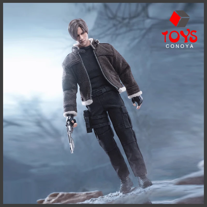 Nwtoys 1/12 Scale RPD Police Officer Leon Kennedy 6-inch Action Figure  Doll Full Set For Collection