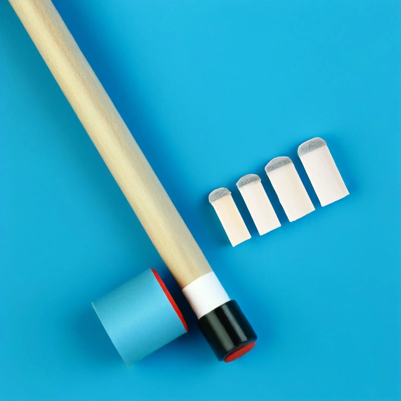 

40Pcs Pool Cue Tip Repair Sleeves Variety Sizes 9Mm 10Mm 12Mm 13Mm Replacement Kit Snooker Billiard Cue Accessories