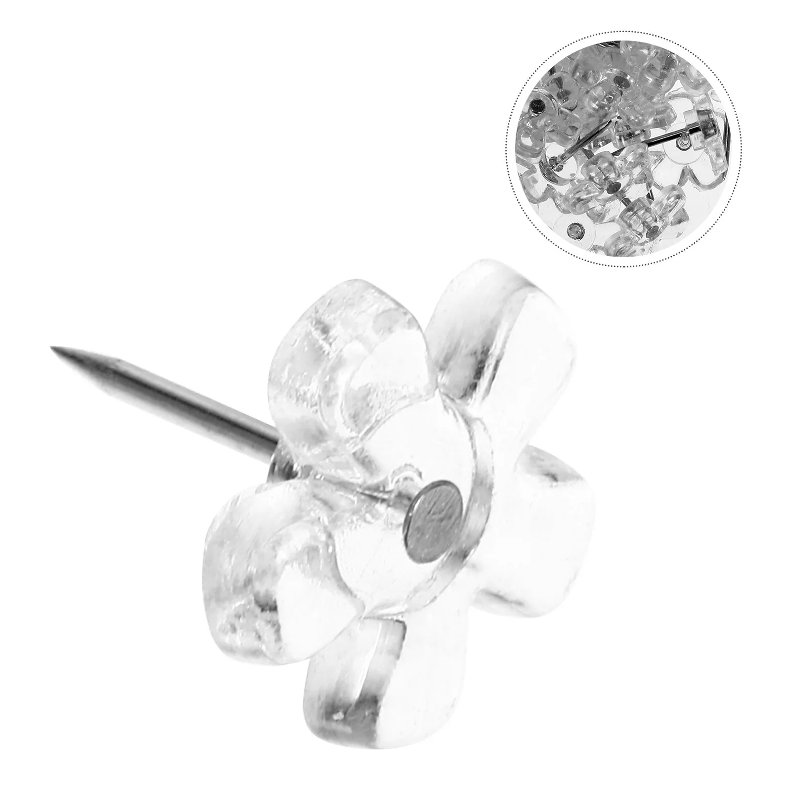 100 шт., прозрачные кнопки для большого пальца, эргономичный дизайн для досок объявлений, маркировка карт, аксессуары для офисного использования, пробковая доска