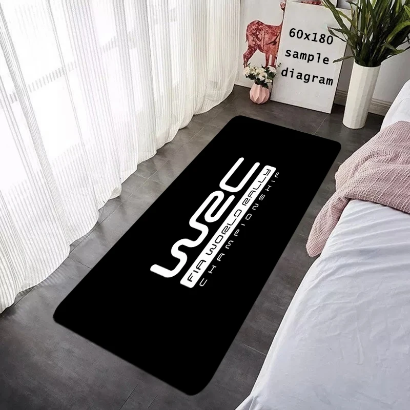 Foot Rug Welcome Floor Mat for Entryway World Rally Championship WRC Bathroom Hallway Carpet Water Absorb Rugs Fluffy Home Decor
