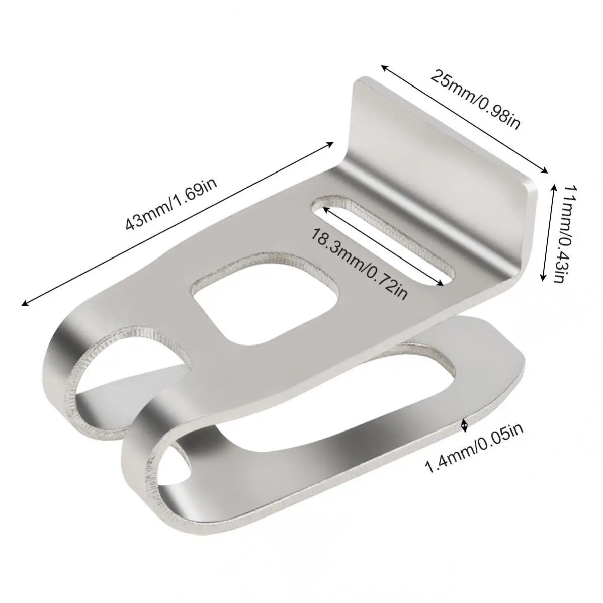 Imagem -03 - Broca Elétrica Belt Clip Substituição Ganchos Ferramentas Titular Fit para Makita Ferramenta Brocas de Impacto Clips Pcs