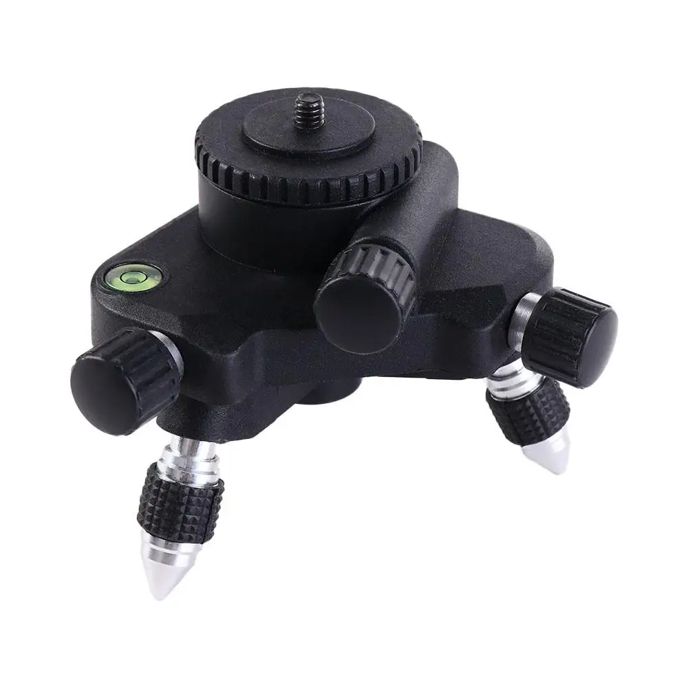 Alat Pengukur Level Tripod Stand Tuning Base Rotating Base Level Adapter Laser Level Bracket Leveling Line Holder Leveling Board Tool