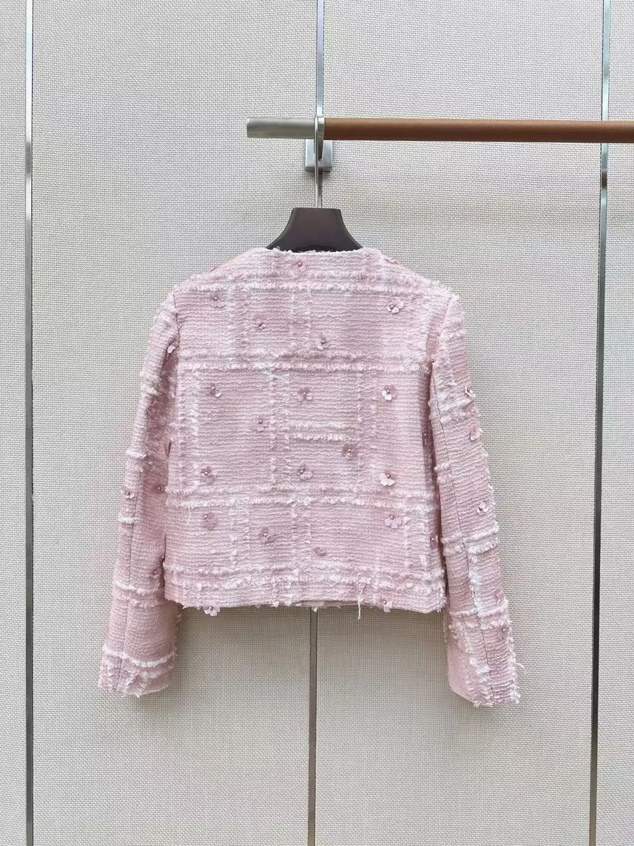 2026 Autumn Winter New Arrival Women Luxurious Exquisite Woven Jacket Elegant Outerwear