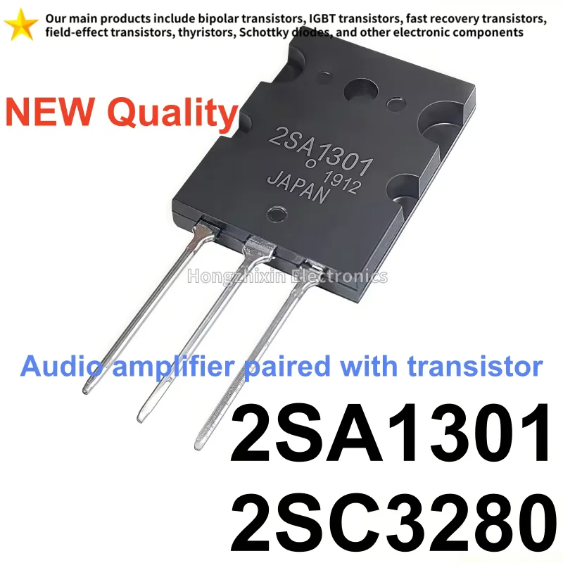 10 for Sale 2SA1301 2SC3280 TO-264 A1301 C3280 Audio Amplifier Paired with Transistor