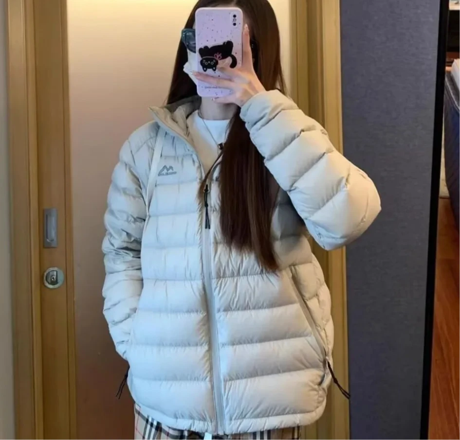 

Fall Winter New Women's ort Cotton Jaet Coat Warmth Hooded Faionable Bone Inlay Design Commute Friendly