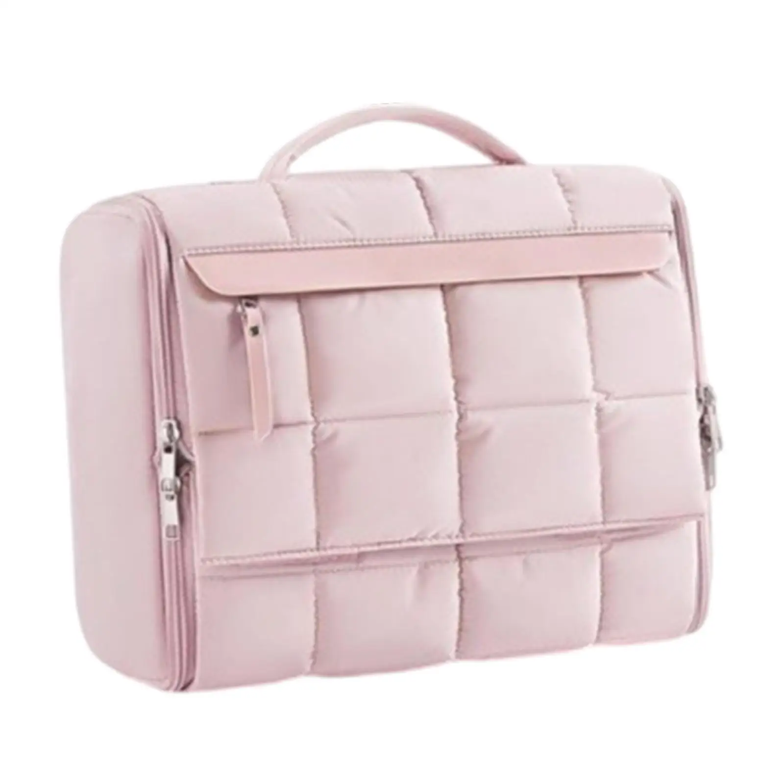 

Travel Toiletry Bag Makeup Pouch with Zippers Cosmetic Case Makeup Bag