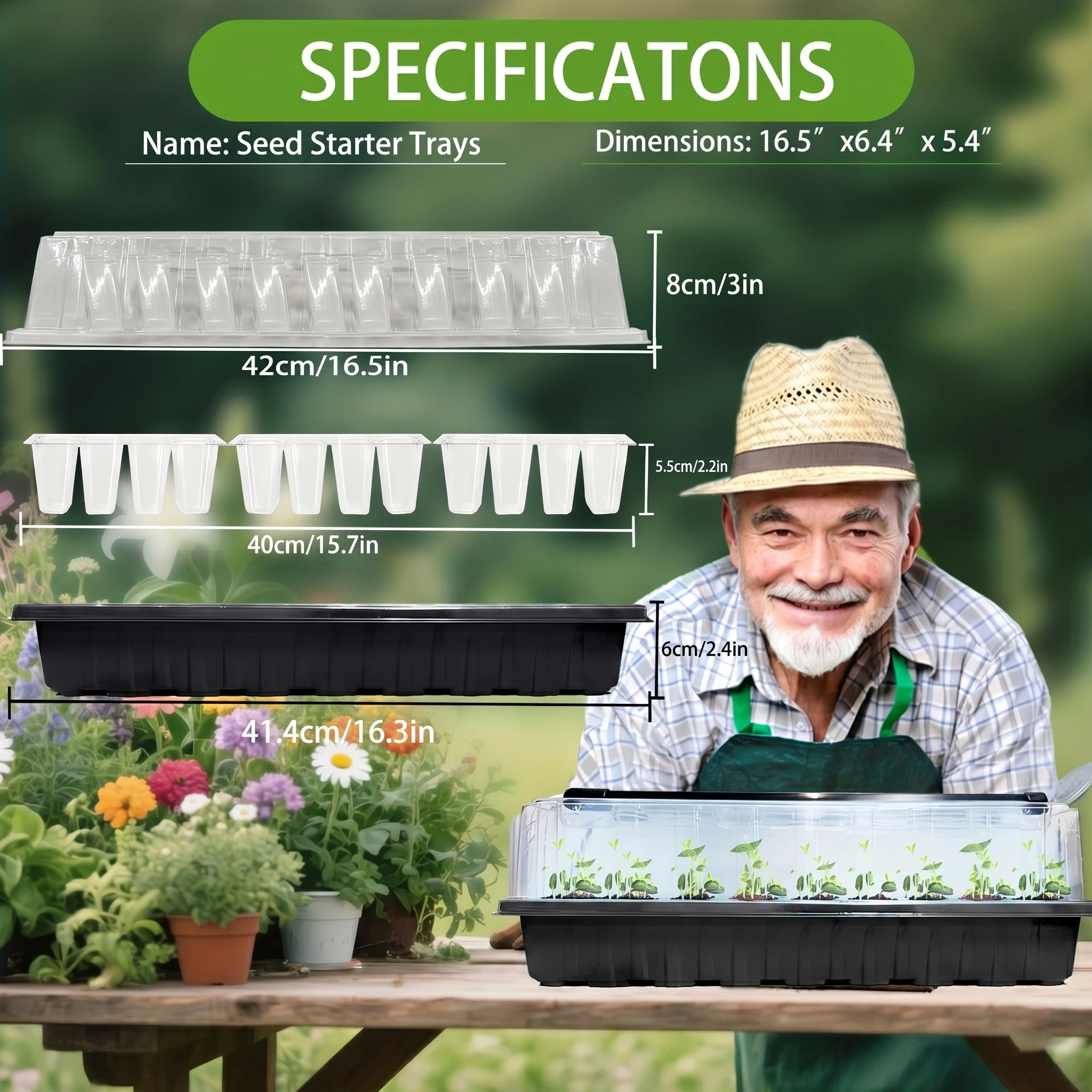 Kit Pembenihan dengan Kubah Ti - Smart Garden Domes ulasan dan harga