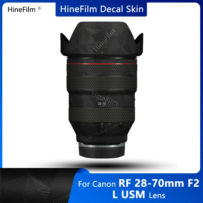 

Hinefilm Skin for Canon RF28-70mm F2 L USM Lens Skin RF28-70F2 Wrap Cover for Canon RF28-70 F2 Lens Sticker 2870 F2 Skin