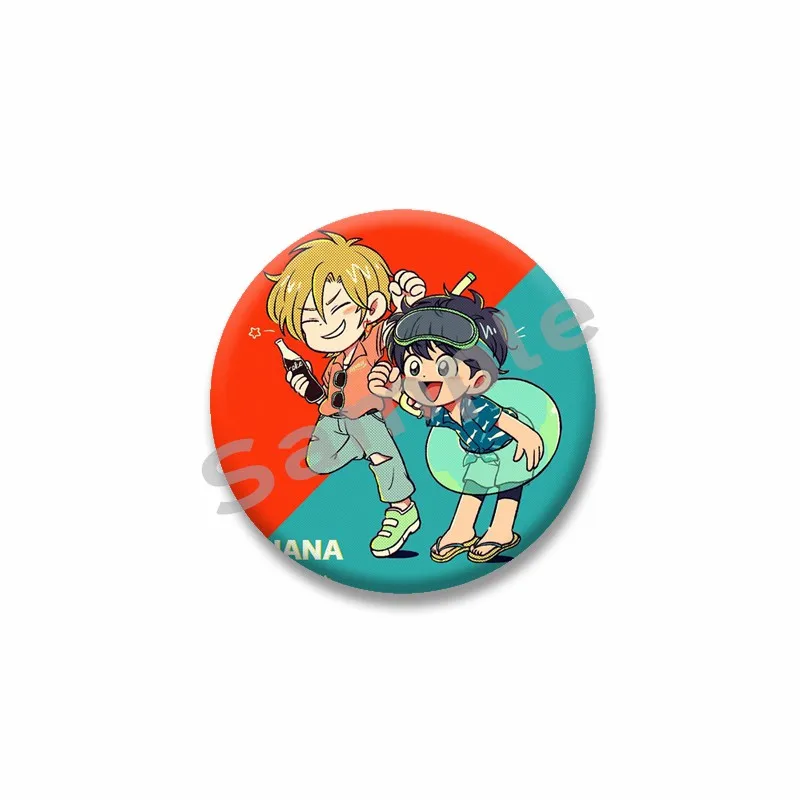 Anime Peripheral Banana Fish Enamel Pin Cartoon Boys Ash Lynx Eiji Okumura Badges on Bag Accessories Jewelry Brooches Toys Gift view 5