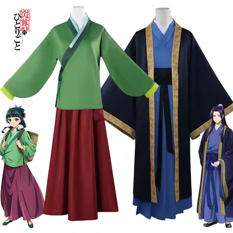 Anime Cosplay Costumes Dress The Apothecary Diaries Cat Cosplay Pharmacist Costume Halloween Costumes for Women with Wig