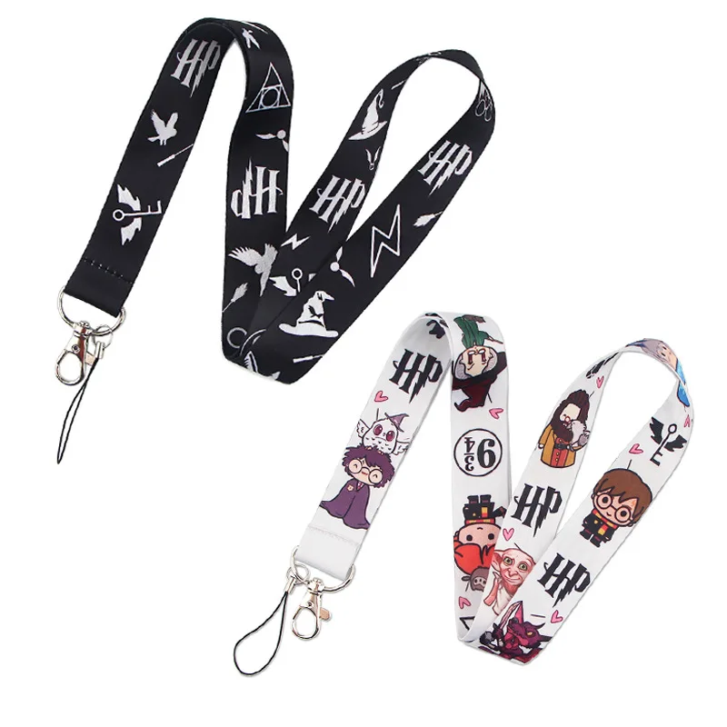 20 Stil niedlichen Schlüssel bund Harry Potter Lanyard ID-Karte Zubehör Anime Produkte Zubehör Dekoration Hogwarts Jungen Mädchen Geschenke