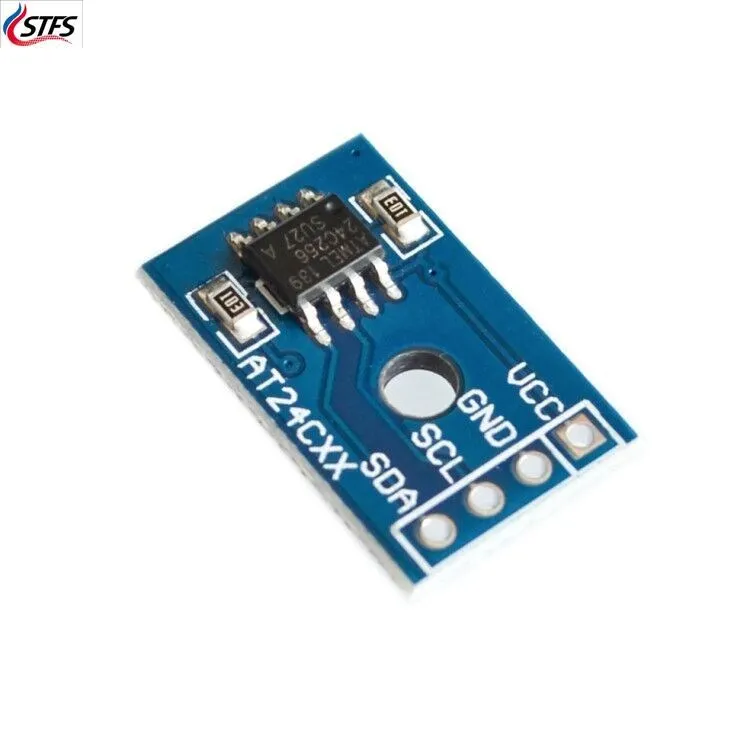 10PCS AT24C256 2ECL IIC/I2C Serial Interface Port EEPROM Memory Module For DIY Electronic Car 3.3-5V
