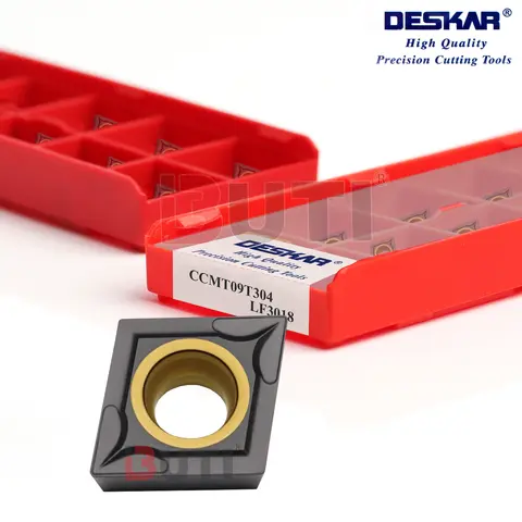CCMT060204 CCMT060208 CCMT09T304 CCMT09T308 CCMT120404 CCMT120408 LF3018DESKAR original CNC Turning inserts Cast iron processing