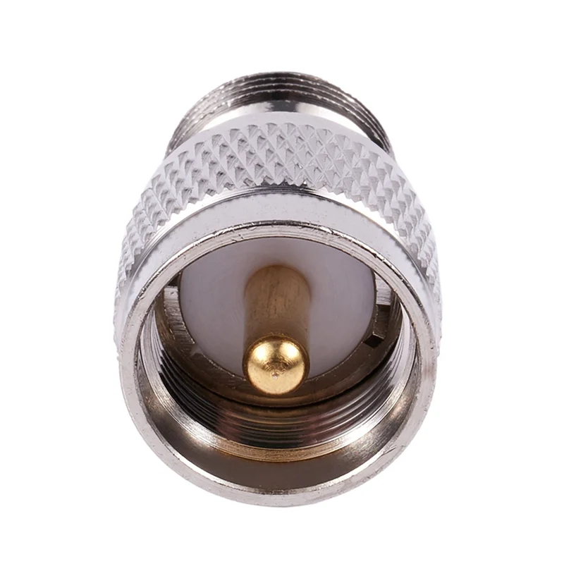 A55T 6X UHF ذكر PL259 إلى N أنثى M/F محول RF محوري مستقيم