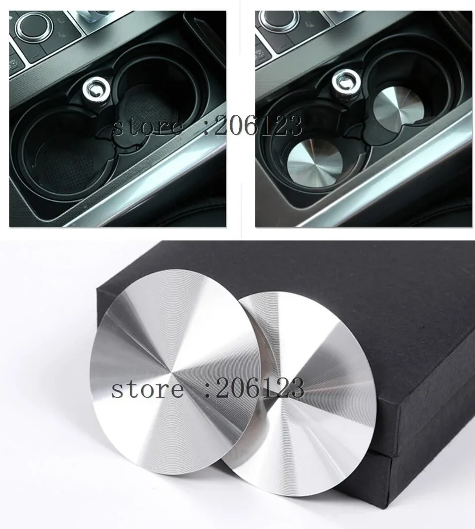

For Land Rover Discovery 4 Freelander 2 Discovery 5 Inner Car Central Console Cup Holder Pad Car Water Coaster accessories