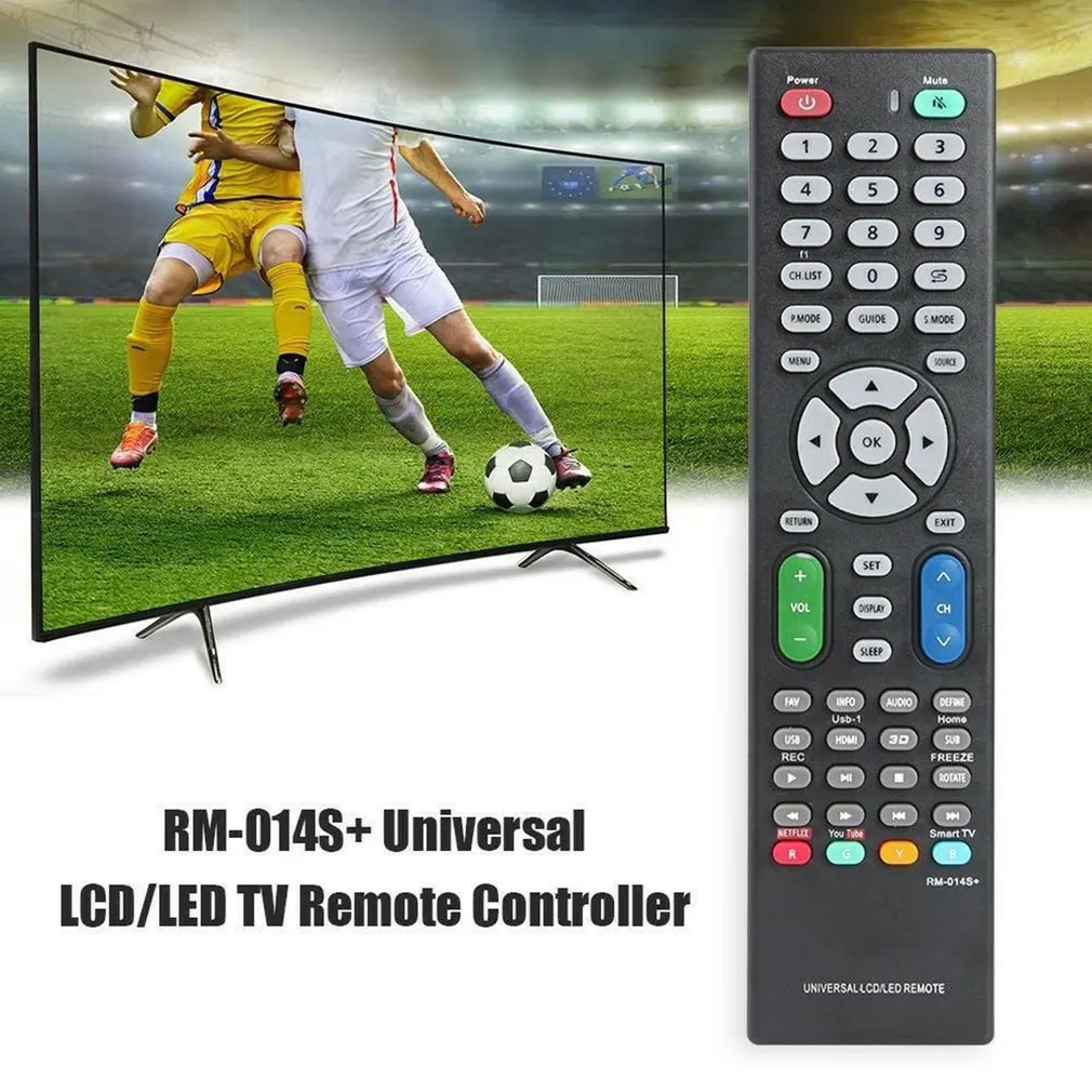 2024 Hot Universal Samrt TV Remote Control Use TV RM-014S+TV Replacement Remote Controller For Any Brand Dropshipping Wholesale