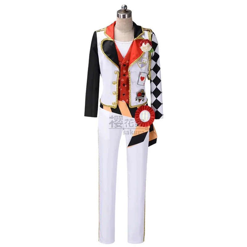 Disfraz de Cosplay de CyGame Twisted Wonderland HEARTSLABYUL DORM Riddle Ace Deuce Trey Cater, traje de Cosplay para fiesta de Halloween para adultos