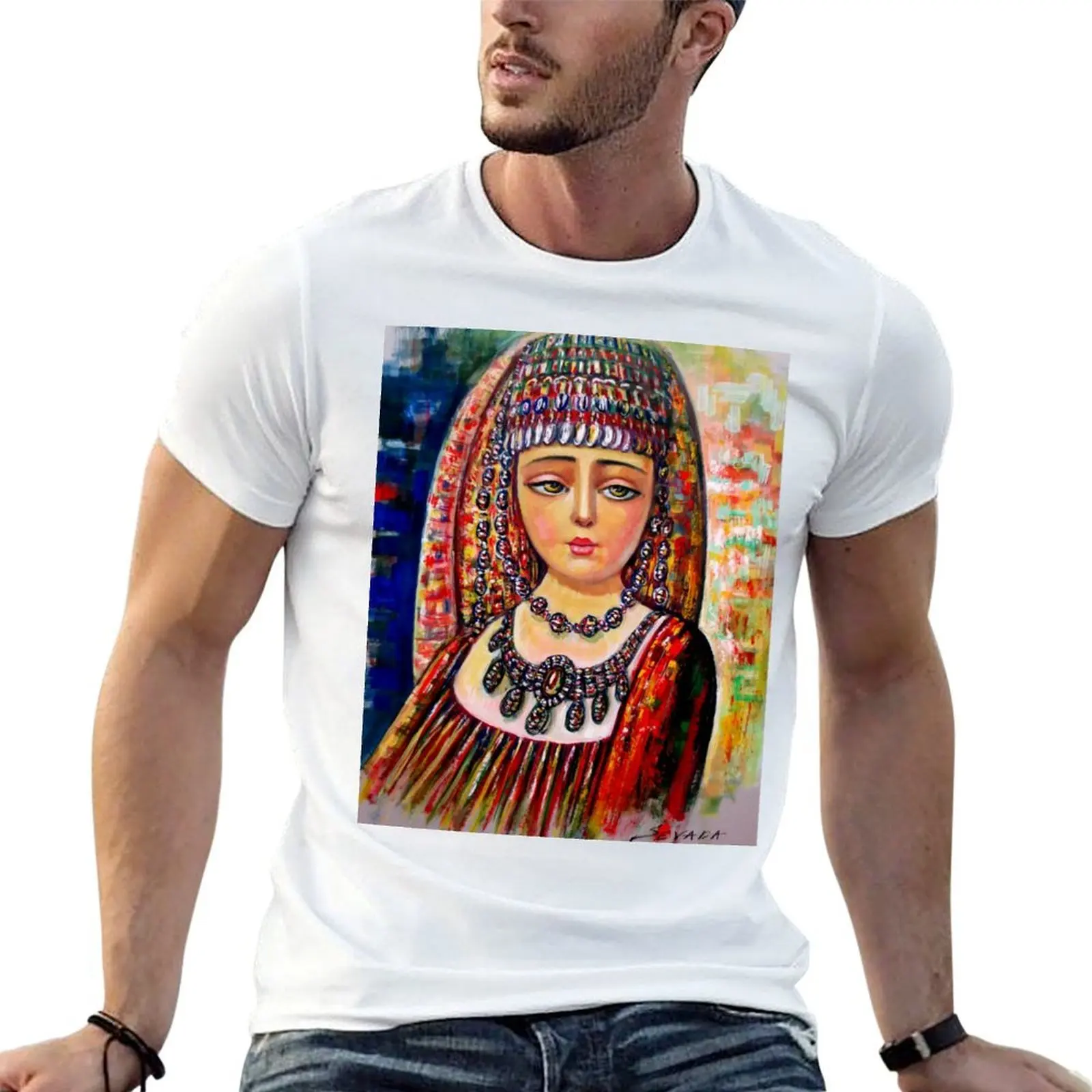 

The Armenian Girl T-Shirt man t shirt cotton t shirts with prints man t shirts for men casual T-shirt