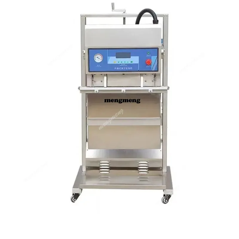 DZQ-600L Vertical External Vacuum Packing Machine Powder Particle PE Bag Vacuum Sealing Packaging Equipment