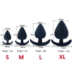 Silicone Mushroom Head Anal Plug Women/male G Spot Masturbator Sex Toys Outdoor  Butt Plug Adult Game Massage Anus Stimulation