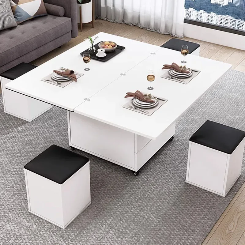 

Industrial Decoration Coffee Table Designer Luxury Modern Space Saving Unique Dinner Side Table Cheap Meubles Home Furniture