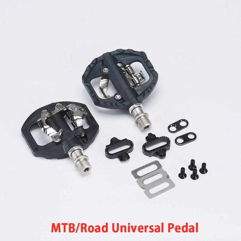 Suitable for SHIMANO LOOKE MTB road bike pedals, lock pedals and flat pedals, no need to modify the SPD lock pedal splint