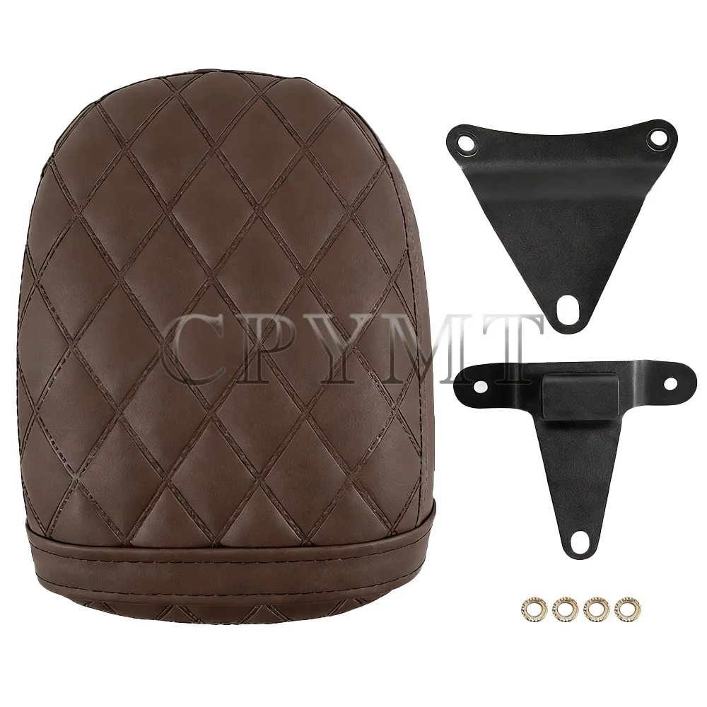 Motorcycle Pillion Rear Passenger Seat Black Brown Leather Cushion Pad Fit For Rebel CM1100 CMX1100 2021 2022 2023 2024
