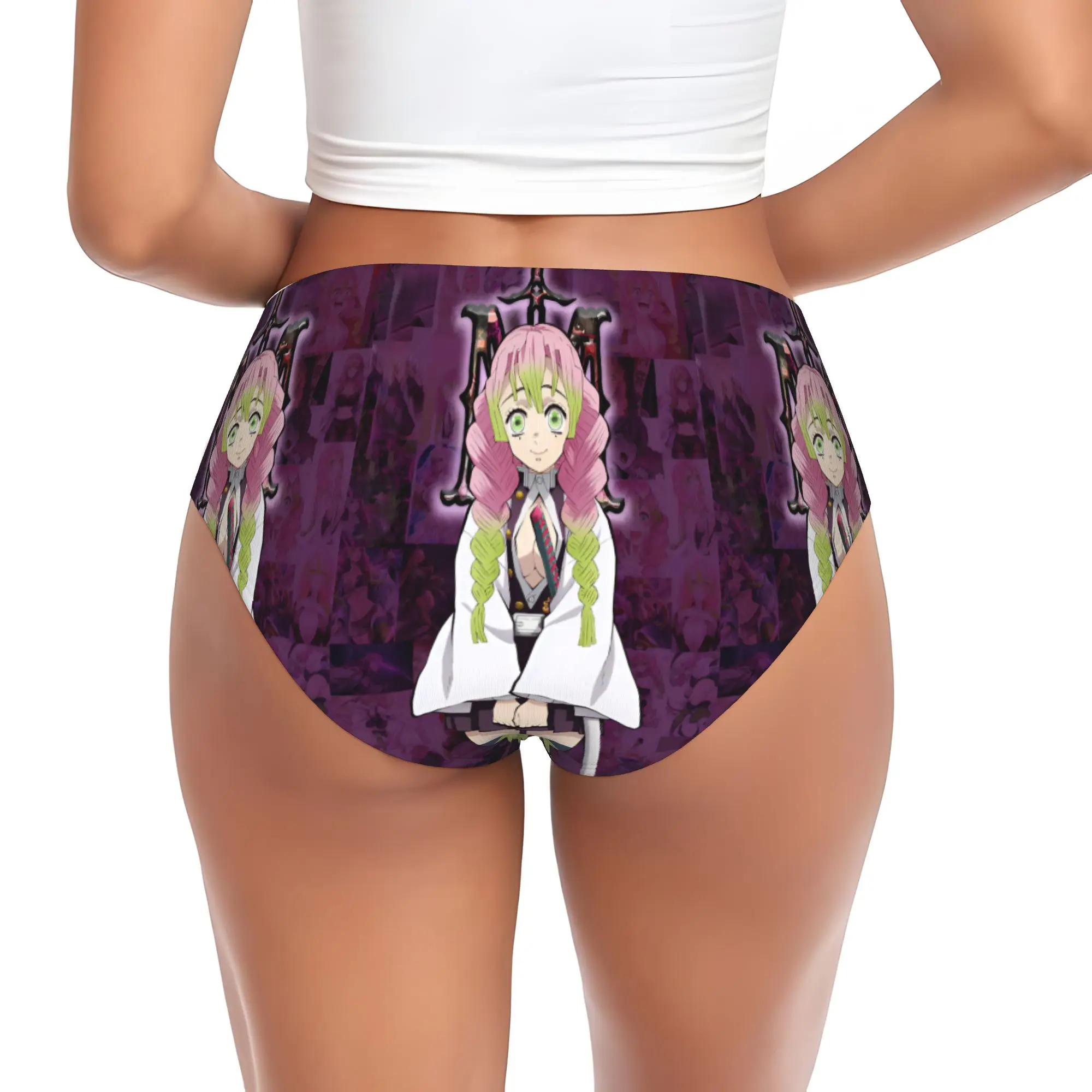 Custom Womens D-Demons Slayers Panties Underwear Female Comfort Japanese Hot-blooded Anime Classic Characters Briefs Underpants