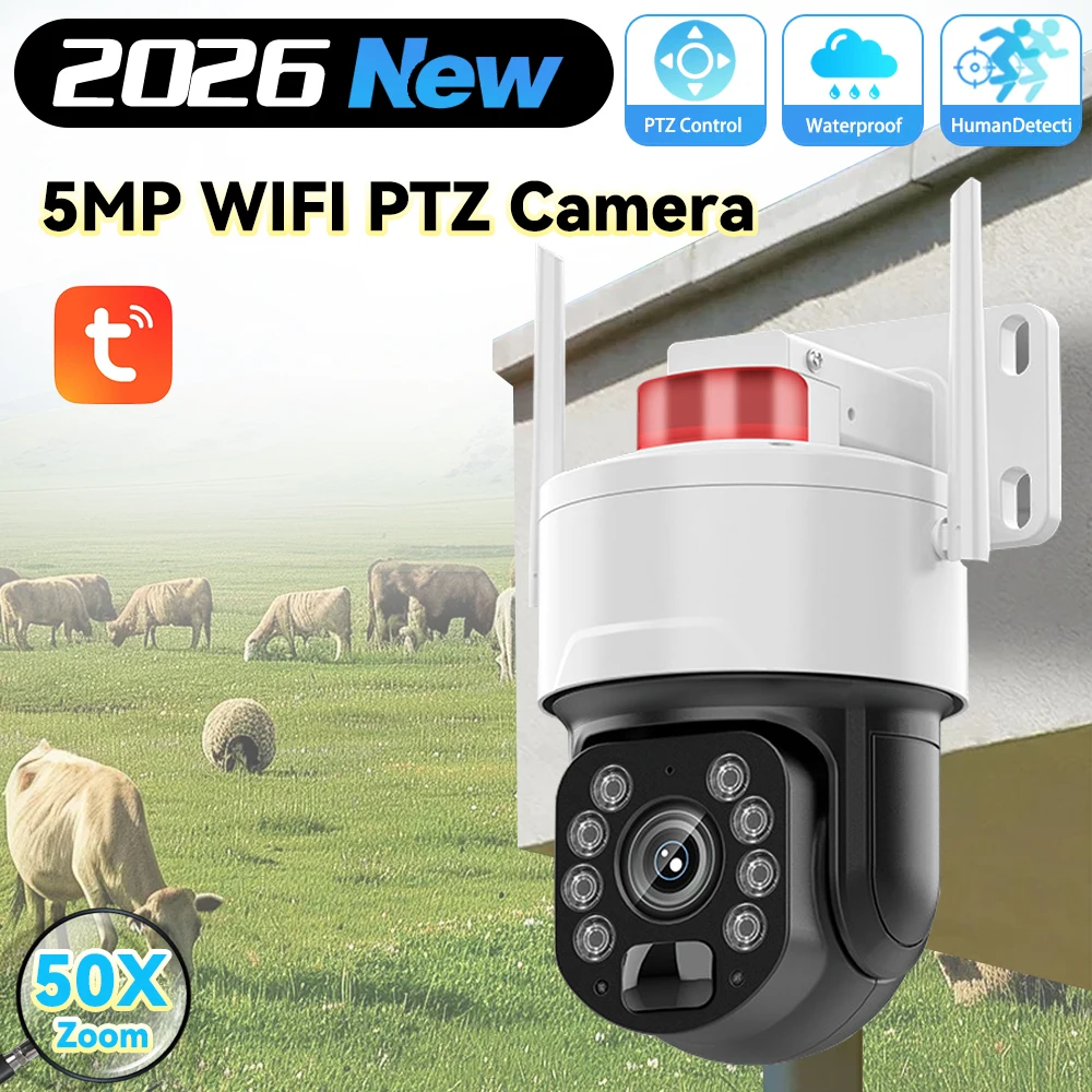 

Tuya Smartlife 5MP WIFI IP Camera Outdoor Optical 50X Zoom Motion Detection PTZ Security Wireless CCTV Video Surveillance Camera