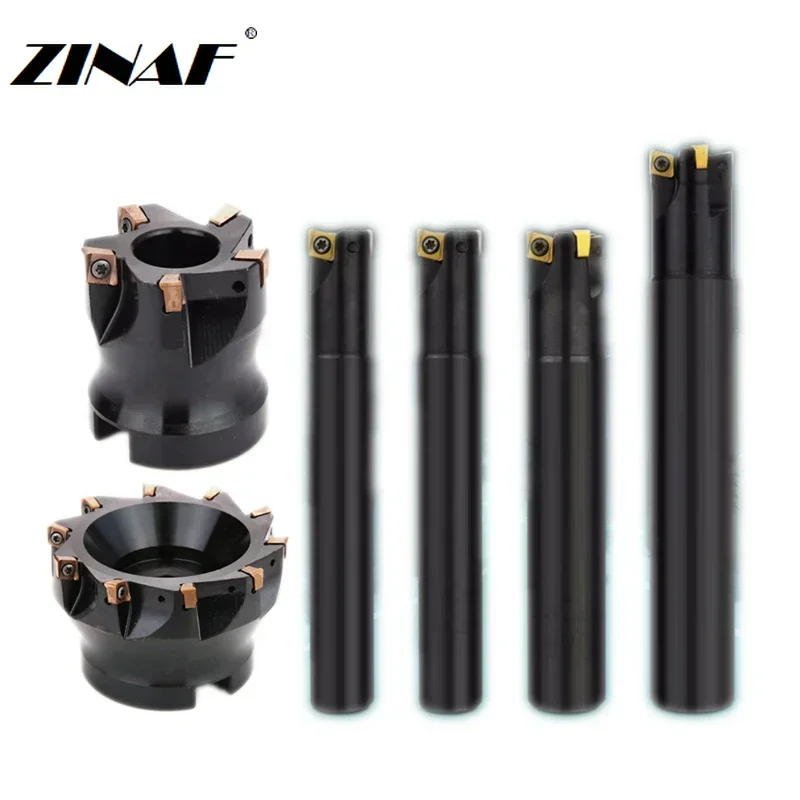 4N TE90 4NKT Rapid Feed Milling Holder TE90 Milling Head 4NKT060308R Milling Cutter CNC Holder 4NKT060308 Carbide Insert