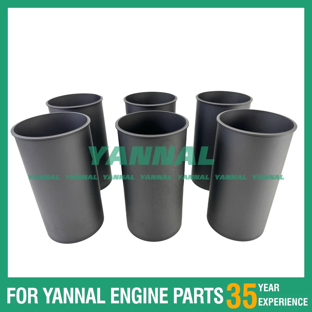 

Высокое качество, 6 шт. 11012-96576 гильза цилиндра для деталей двигателя Nissan PF6T