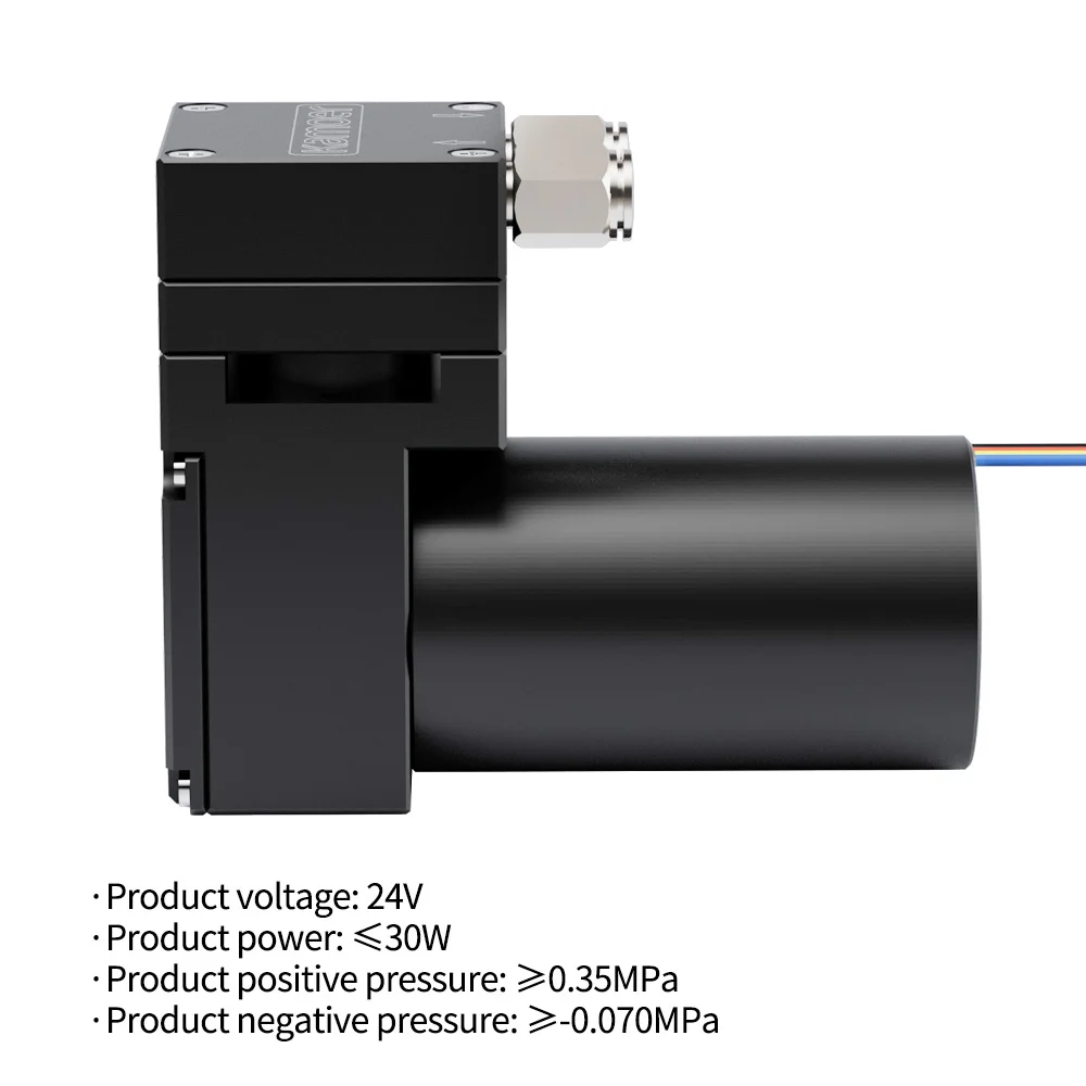 Imagem -02 - Bomba de Vácuo Diafragma 12v 24v Pressão Positiva 0.35mpa Bomba de Sucção Controle Pwm 12l por Min Kamoer-kzp12