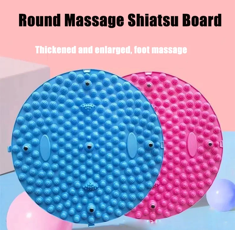 Foot Massage Acupressure Mat Muscle Relaxation Acupuncture Mat Pilates Fitness Yoga Accessories Foot Training Round Workout Mat