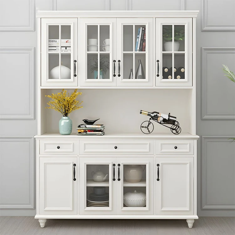Style français Vintage cuisine salle à manger Console Table support Buffet armoire placard rustique 