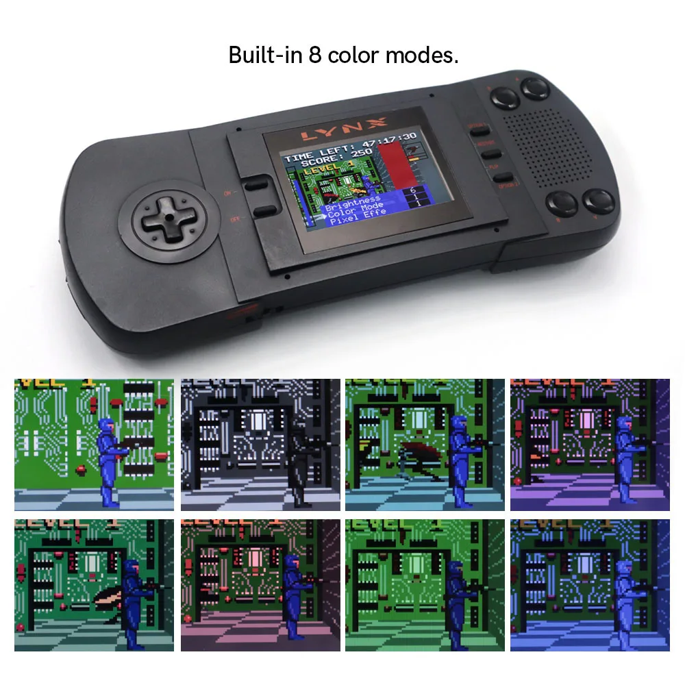 Hispeedido لـ ATARI LYNX I 640x480 3.5 "IPS LCD ريترو بكسل HD شاشة HDMI-متوافق مع وحدة تحكم ألعاب ATARI LYNX I
