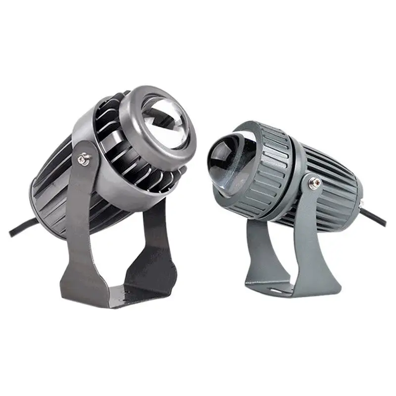 

12 Вт светодиодный линейный цветной прожектор для улицы, водонепроницаемый IP65, прожектор безопасности дальнего света для освещения 220 В 12-24 В