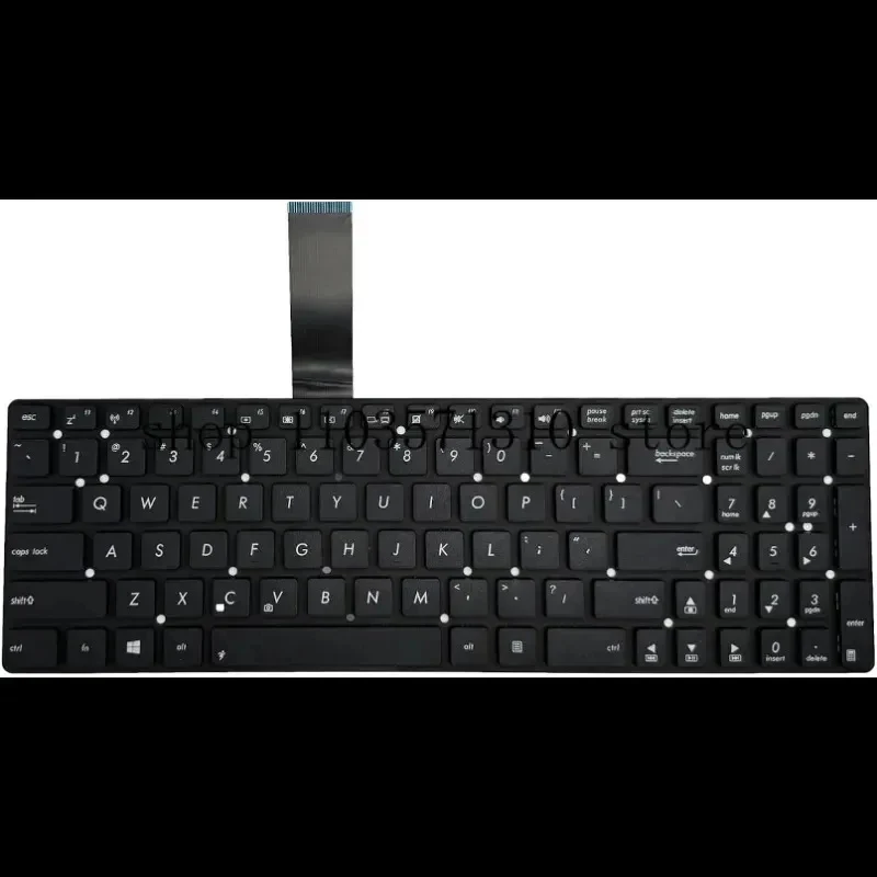 US Layout Keyboard Compatible for Asus K55 K55A K55VK55DE K55VD K55VJ K55VM K55XI K55VS R500VR500VD F751LK F751M K751L Series JM