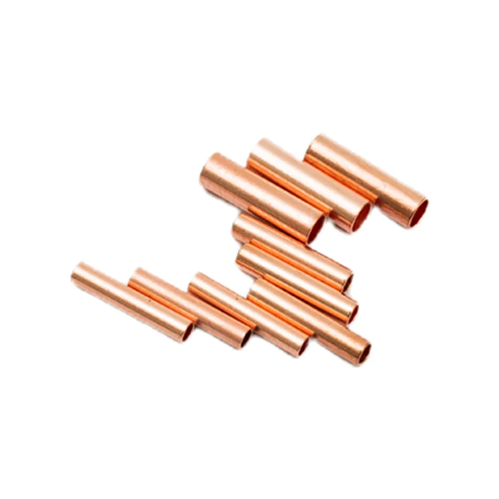 Terminal Kit Copper Tube Factory Workshop Tube Welded Sealed 250Pcs Parts Replacement Butt Wire Copper Brand New