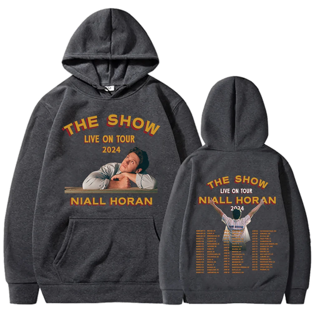 Niall Horan The Show Live On Tour 2024 Hoodie Man Woman Long Sleeve Streetwear Harajuku Fans Gift Pullover Tops