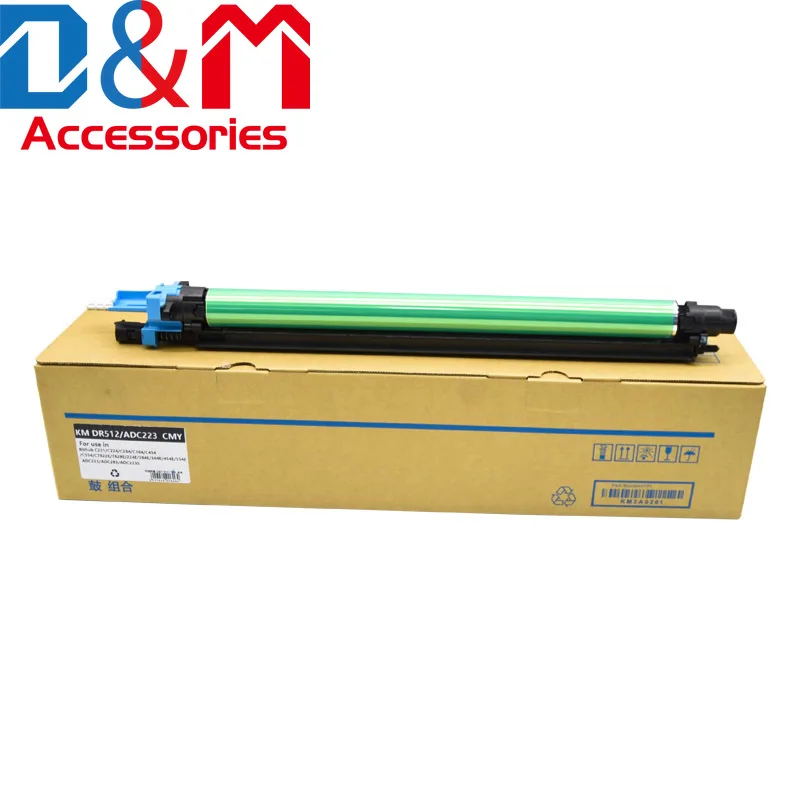 Imagem -05 - Tambor Dr512 C224 para Konica Minolta Bizhub C284 C364 C454 C554 C221 C221s C281 C224e C284e C364e C454e Kit de Tambor Cmyk Dr512 Unidade de