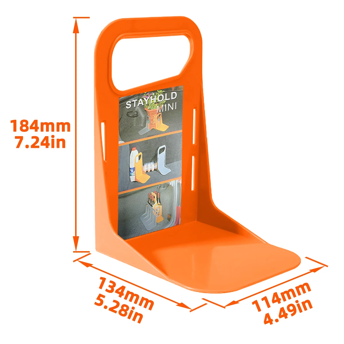 1/2pcs Car Trunk Multifunctional Self-Adhesive Anti Slip And Anti Tilt Fixing Plate Right Angle Shockproof And Anti Slip Bracket image 2