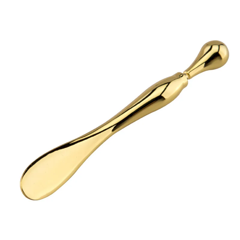 1pcs Eye Cream Applicator Metal Eye Roller Massage Stick Cosmetic Spatulas Anti Wrinkle Facial Spoon Face Thining Care Tools