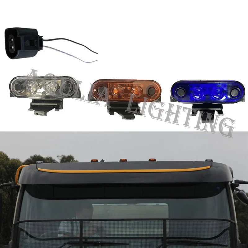 

Фонарь на крышу, 24 В, 1 шт., со штекером, подходит для Volvo FH FM, верхняя сигнальная лампа для грузовика 82116545