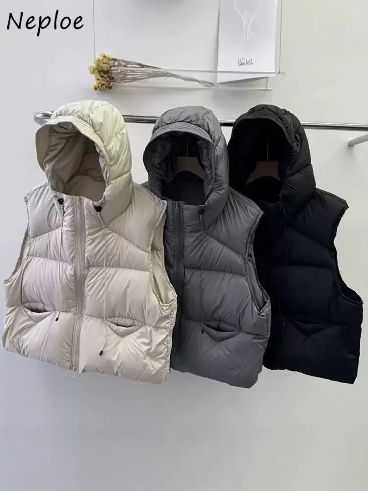

Neploe, теплая толстая пуховая короткая толстовка Mujer Chaqueta, новинка 20%, осенняя корея, свободные топы, маленькое желтое бальное платье, простое Ropa Mujer