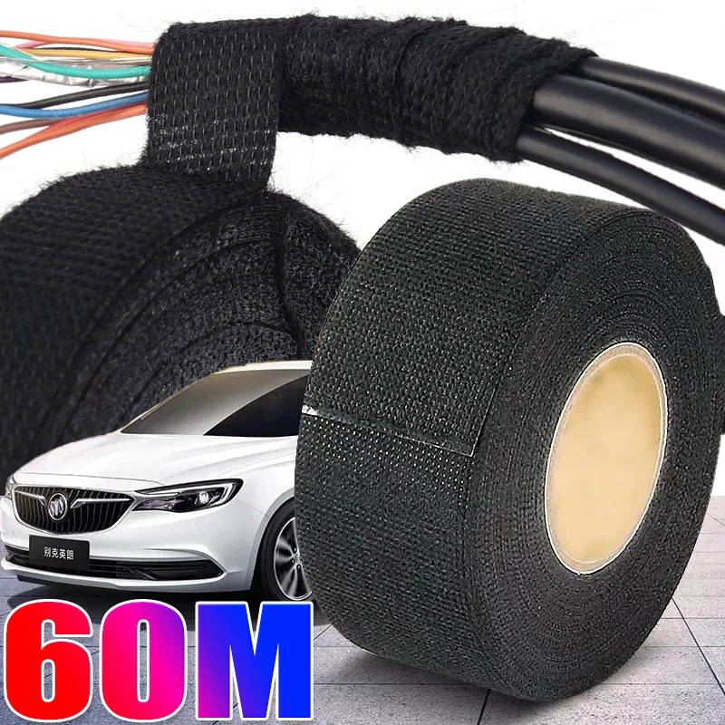 Hitzebeständiges, flammhemmendes Stoffband, selbstklebendes Stoffband für Auto, Kabelbaum, Kabelbaum, Schutz, Autozubehör