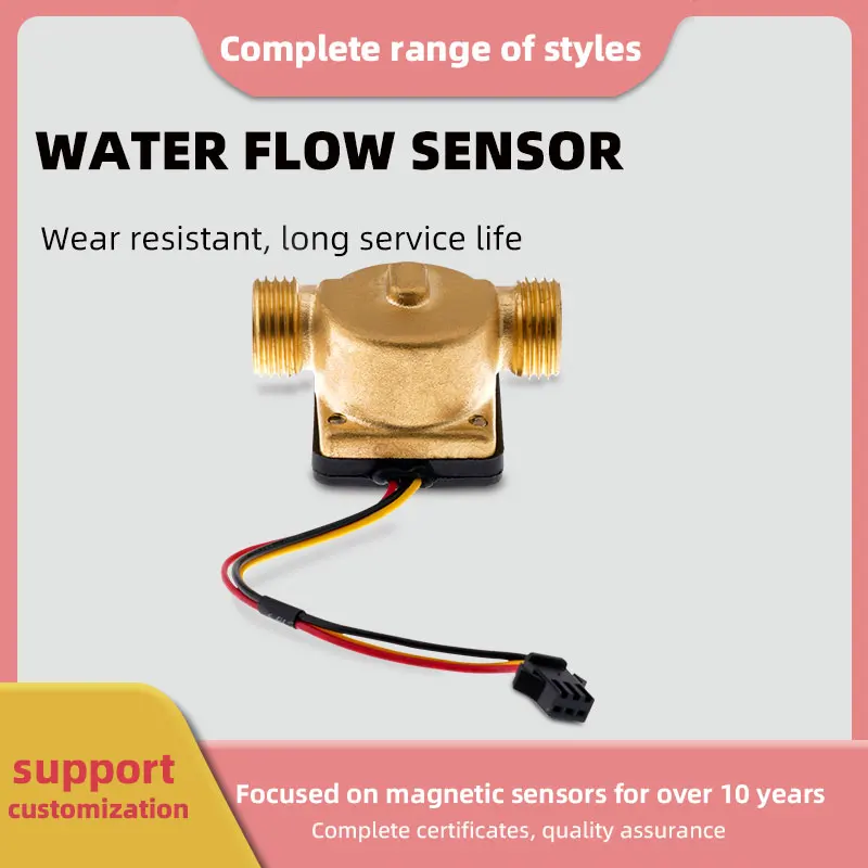 

Copper Hall water flow sensor 4-point water flow meter control valve water dispenser wall mounted boiler tap water irrigation