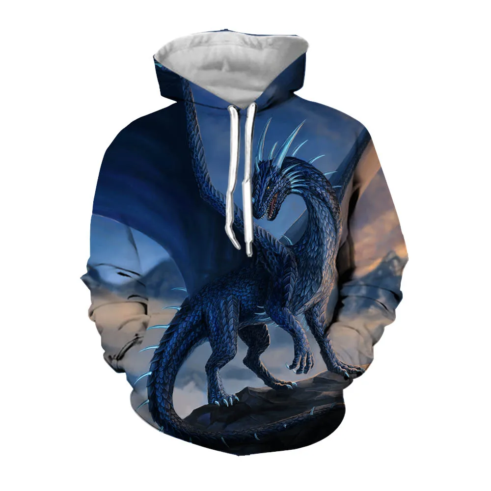 

Jumeast 3D Mythical Dragon Printed Hoodies For Men Oversized Fashion Streetwear Hoodie Autumn Coats 2000s Aesthetic Clothing Top