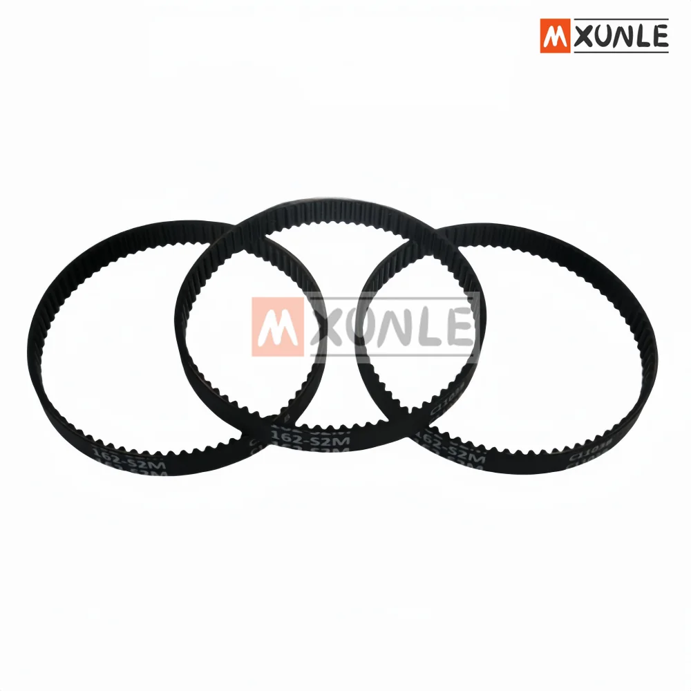 S2M Rubber Timing Belt Length 82/84/86/88/90/92/96/98/100/102/104/108/110/112~176mm Width 4/6/10/15mm Synchronous Toothed Belt