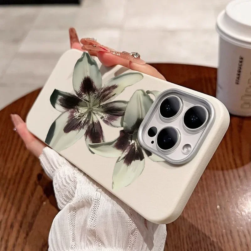Силиконовый чехол для телефона с цветочным принтом личи и орхидеей для Xiaomi Mi 14T 13T Pro 11 Lite 5G, мягкий чехол для Xiaomi 14t 13tpro Силиконовый чехол для телефона с цветочным принтом личи и орхидеей для Xiaomi Mi 14T 13T Pro 11 Lite 5G, мягкий чехол для Xiaomi 14t 13tpro