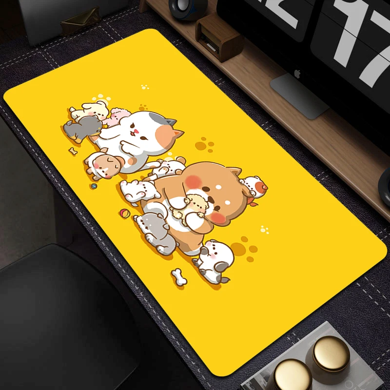 

Cute Non-Slip Large Mouse Pad XXL Gamer Rubber Computer Mouse Mat Kawaii Gaming Mousepad Locking Edge Latop Desk Pad Table Mat